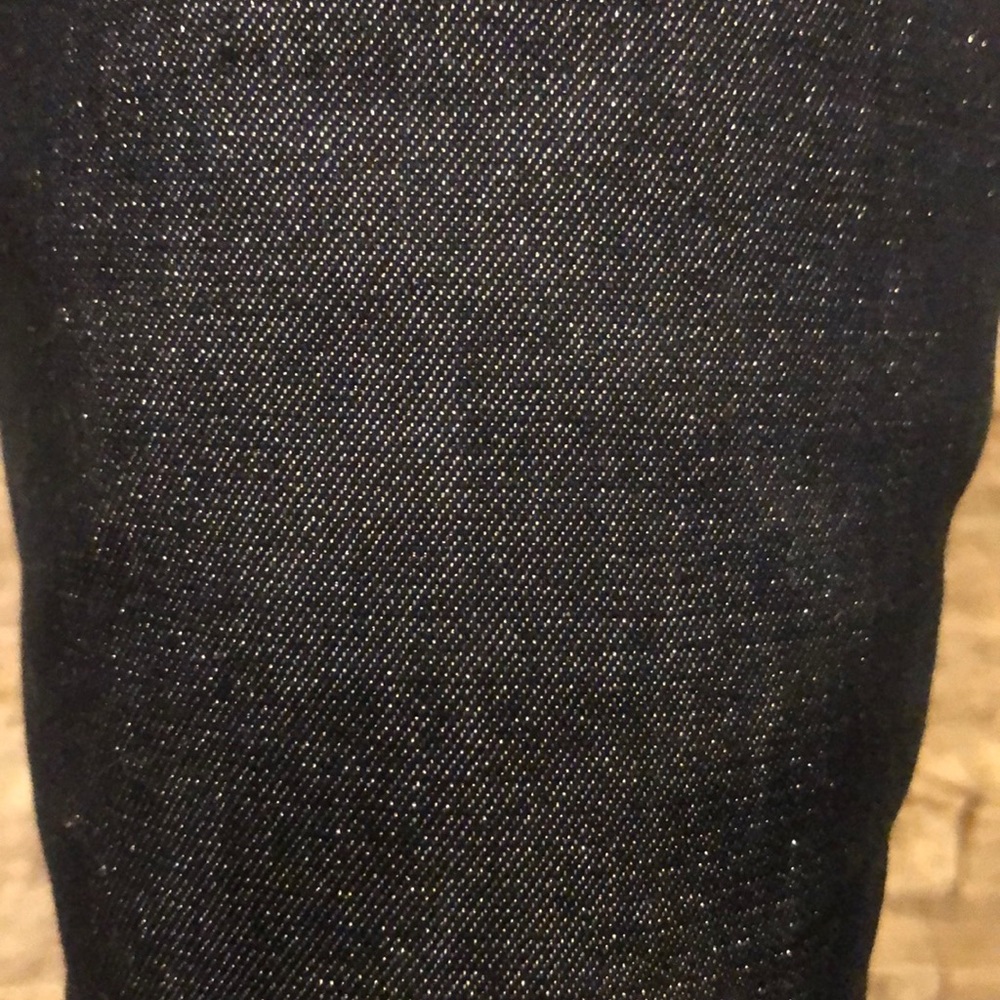 Y2K Gianmarco Lorenzi Dark Blue Jean Sparkle ✨ Spur Boots - Picture 7 of 8